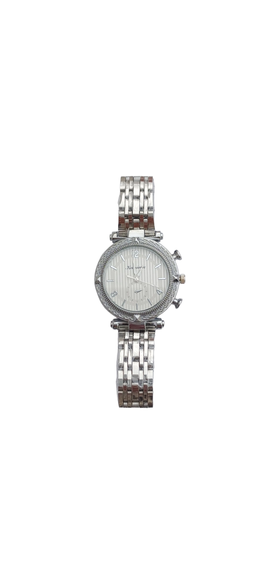 Reloj Metalico -Esfera Labrada - Imagen 2
