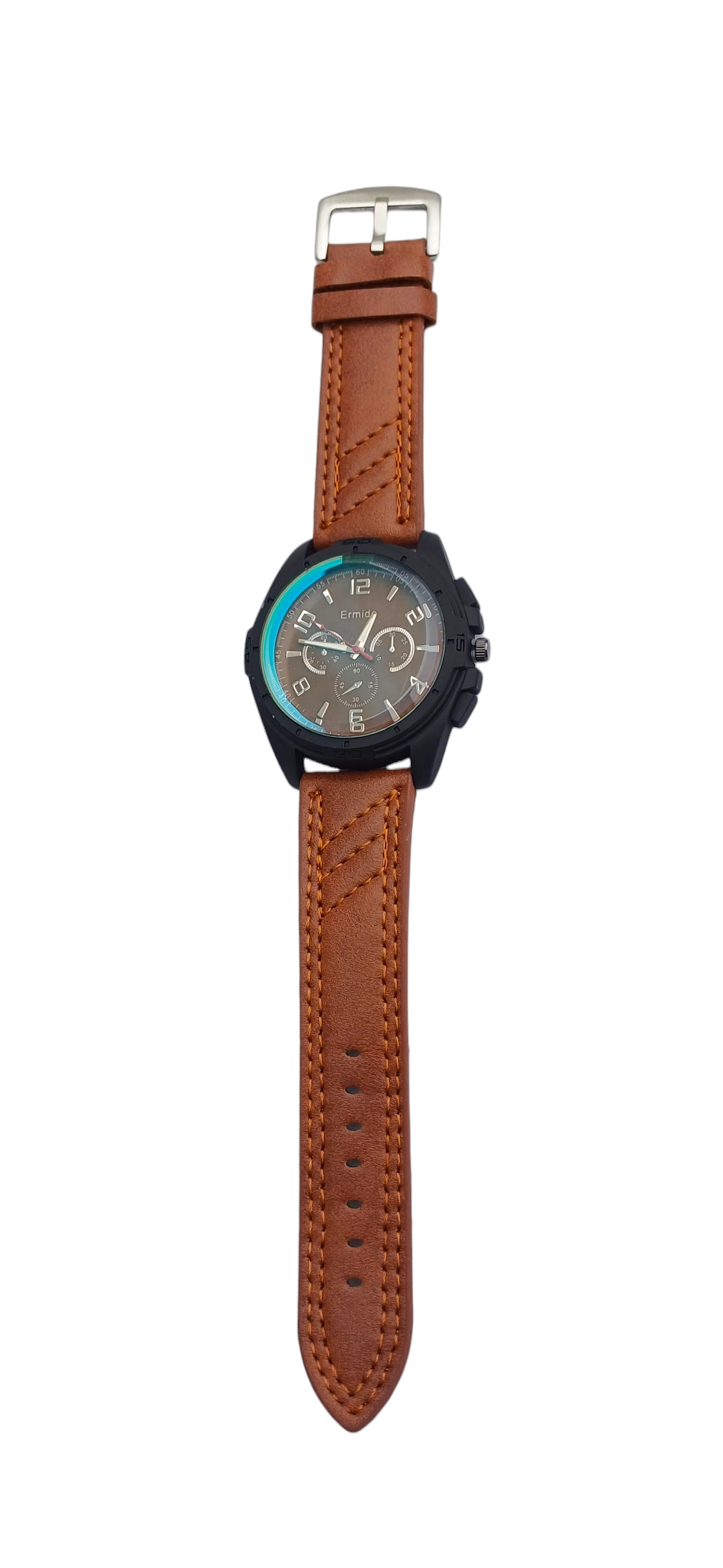 Reloj Hombre Cuerina -Ermido - Imagen 2