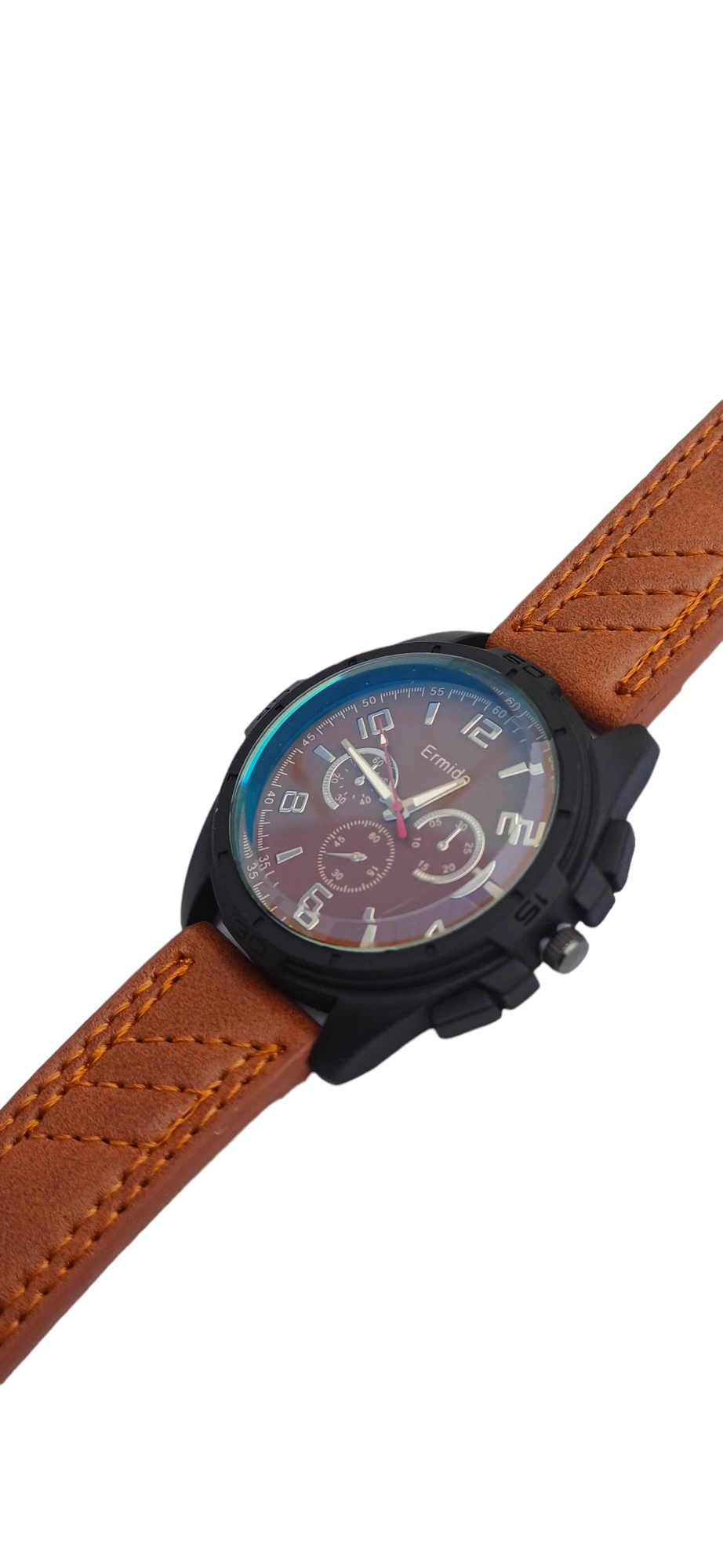 Reloj Hombre Cuerina -Ermido - Imagen 3