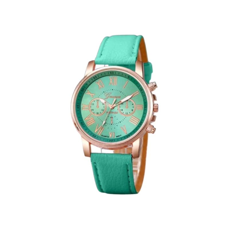 Reloj Geneva -Cuerina
