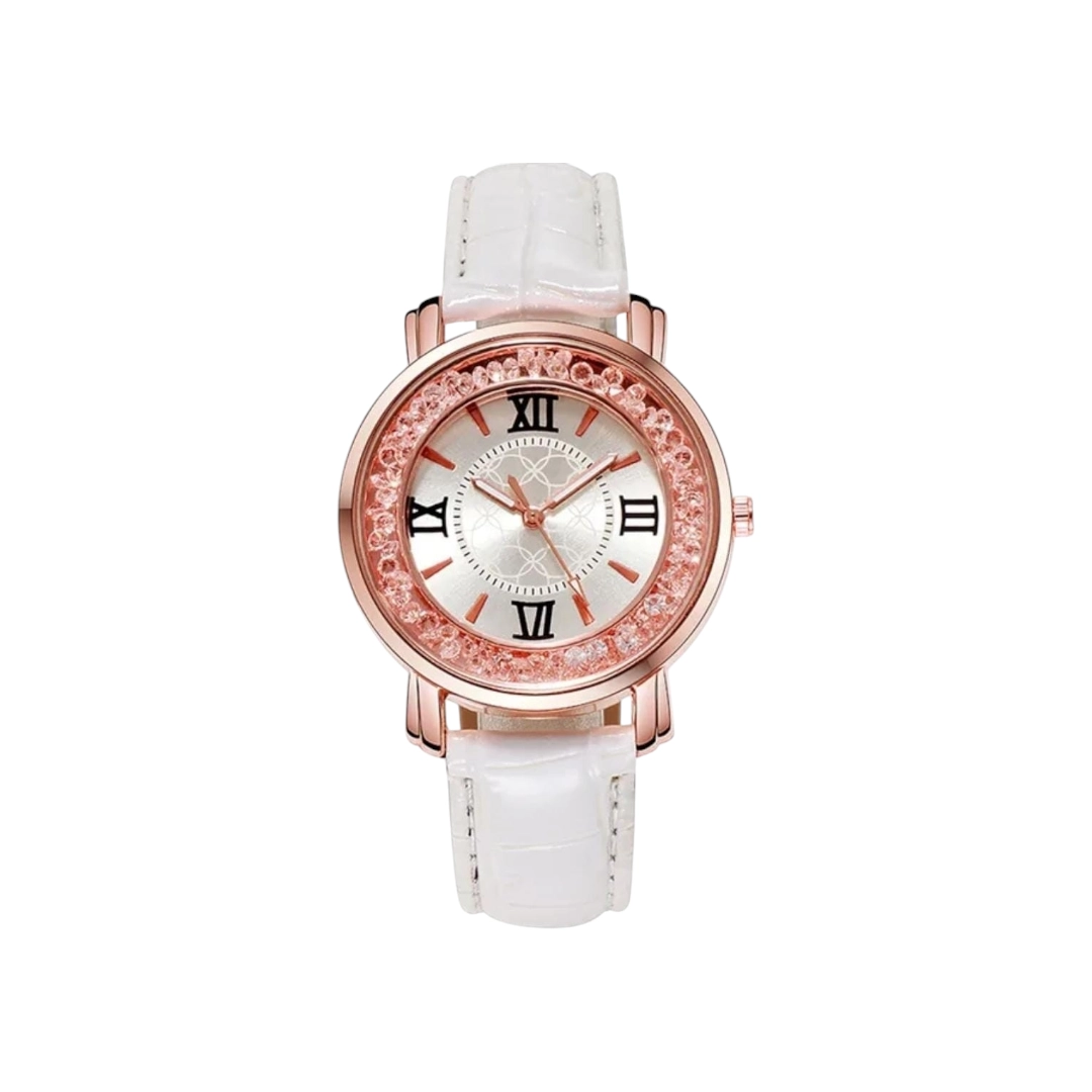 Reloj Cuerina -Diamonds