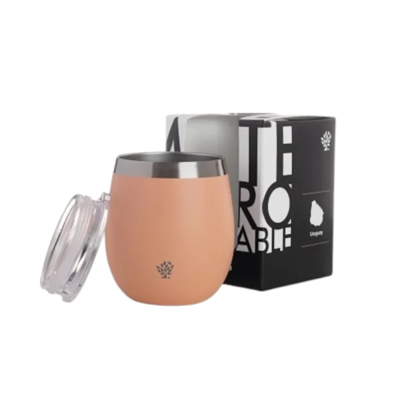 Mate acero con tapa - Imagen 5