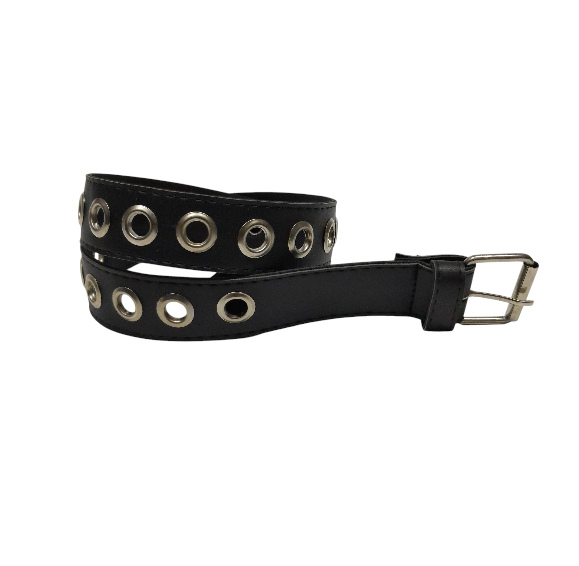Cinto Ojales Ancho -Negro - Imagen 2