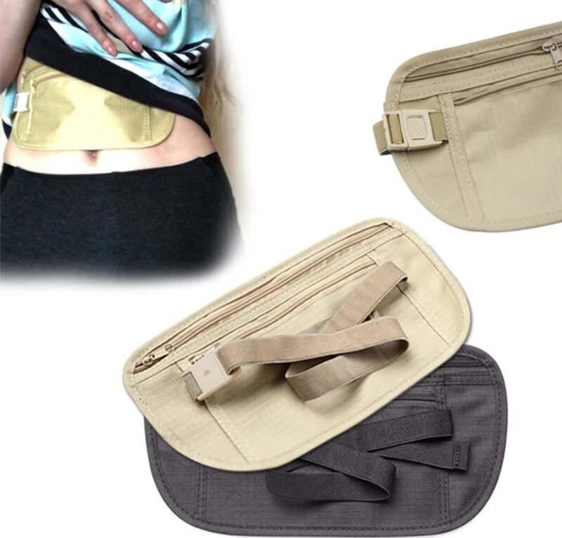 Riñonera Para viaje -Beige