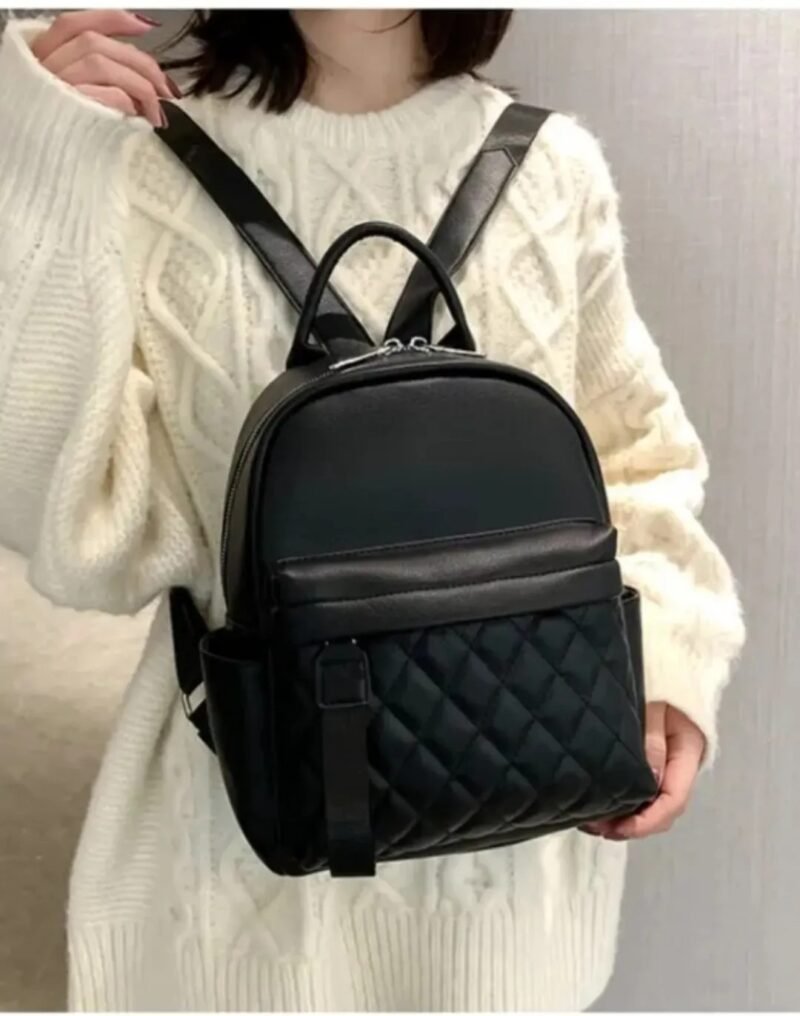 Mochila Capitoneada -Negro