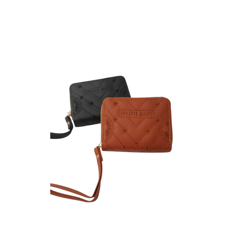 Billetera XS Flores -Negro - Imagen 2