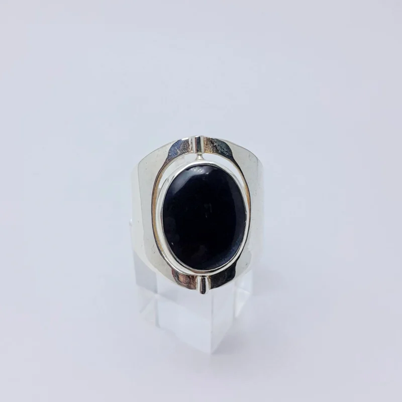 Anillo plata giratorio bifaz - Imagen 2