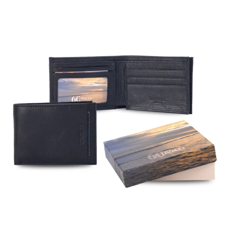 Billetera Cuero Horus -Negro
