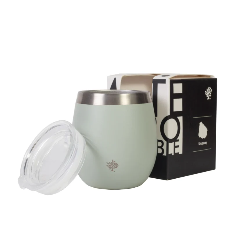 Mate acero con tapa - Imagen 11