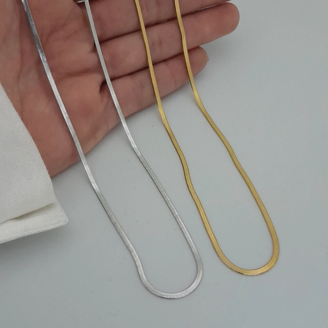 Cadena Snake -Dorado - Imagen 2