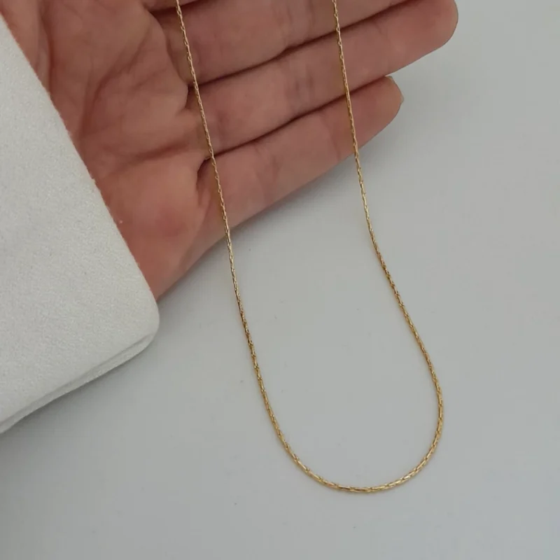 Cadena Acero Quirurgico -Gold