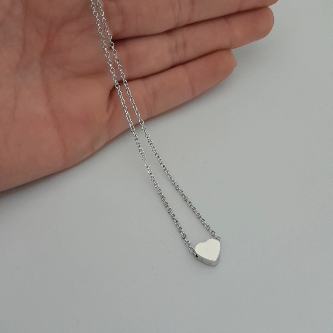 Collar Corazon Pasante