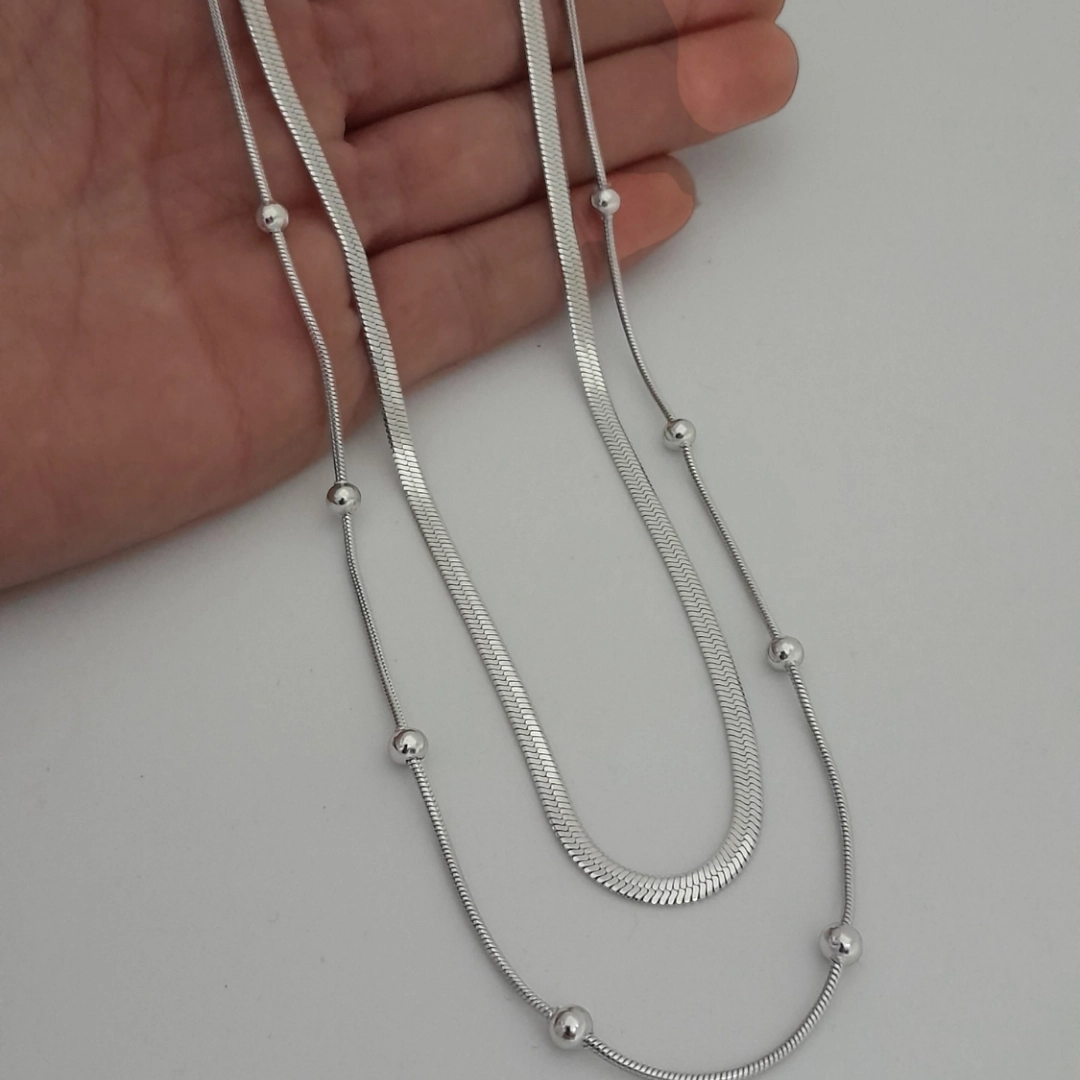 Set Cadenas Acero Quirurgico - Imagen 2