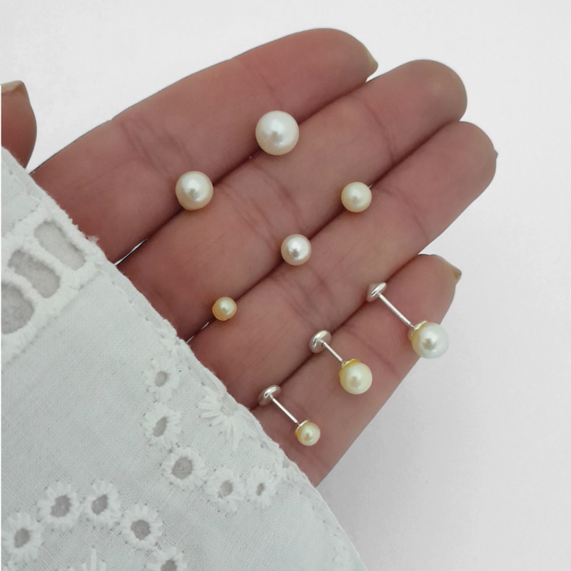 Caravanas Abridoras -Perlas - Imagen 4