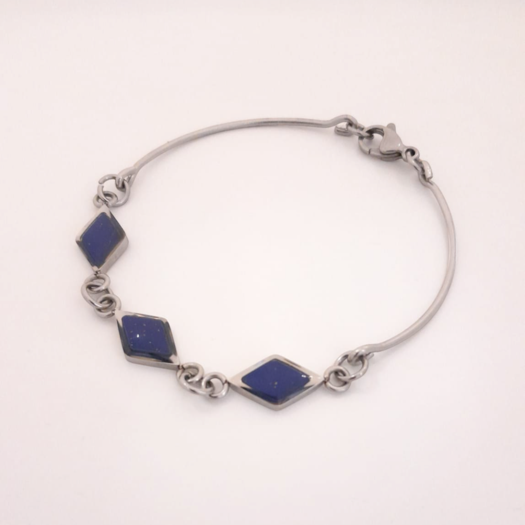 Pulsera Rombos -Acero Quirurgico