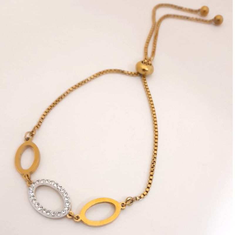 Pulsera Brillos -Gold