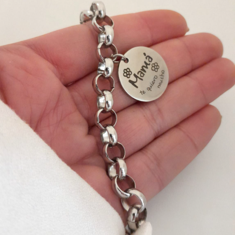 Pulsera Mamá -Acero Quirurgico - Imagen 2