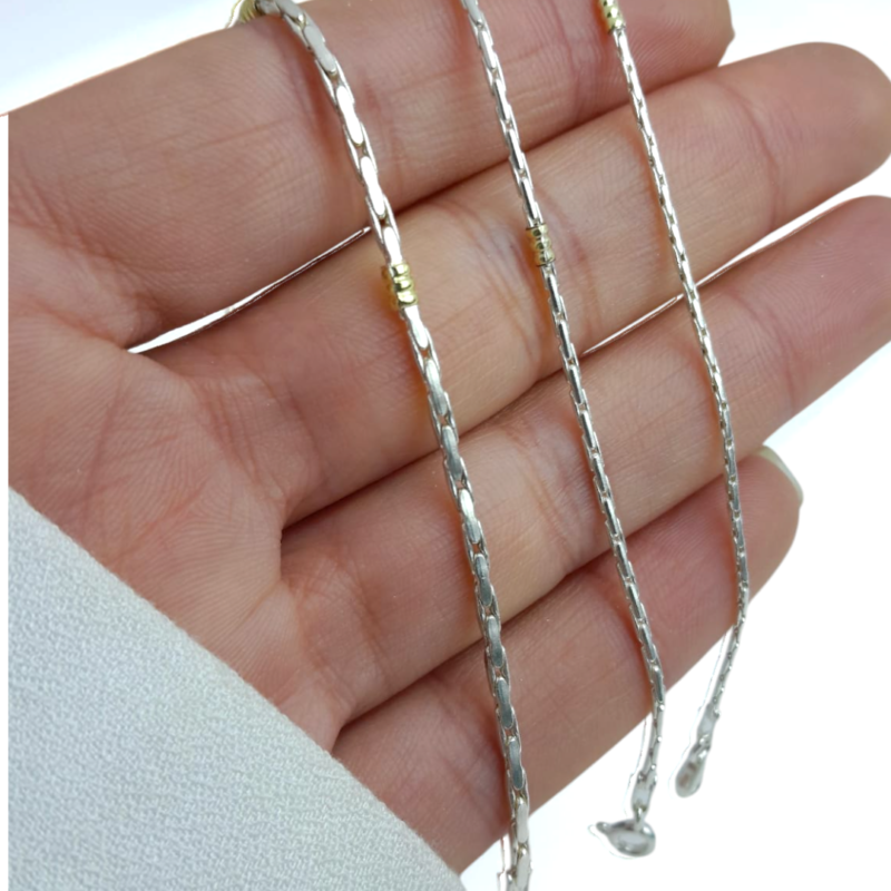 Pulseras Cordon -Plata - Imagen 2