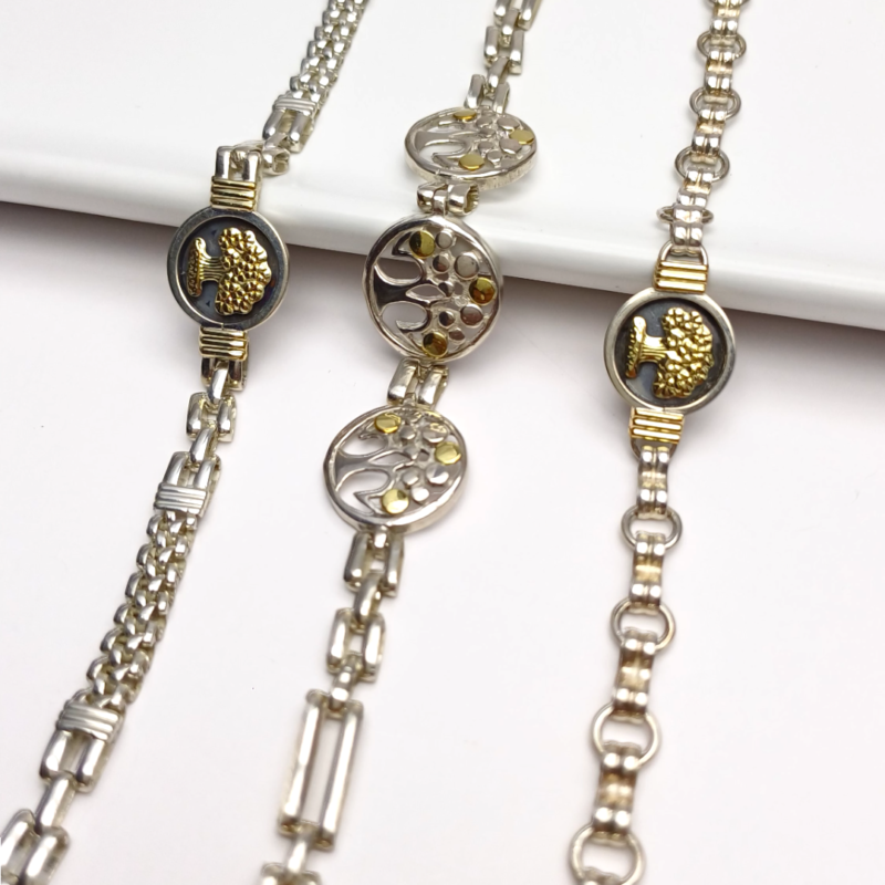 Pulseras Arbol de la Vida -Plata - Imagen 3