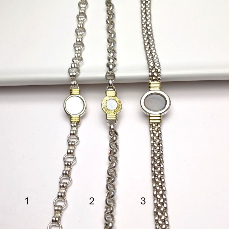 Pulseras Centro Nacar -Plata - Imagen 2