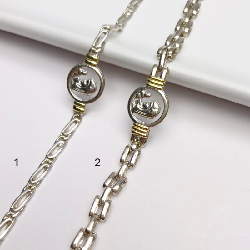 Pulseras Virgen Niña -Plata - Imagen 4
