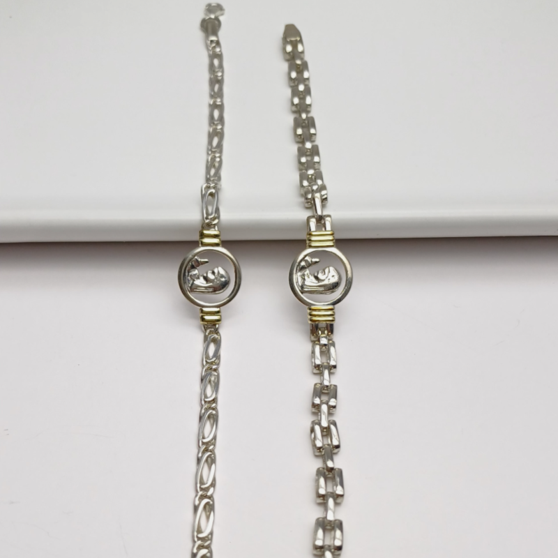 Pulseras Virgen Niña -Plata - Imagen 3