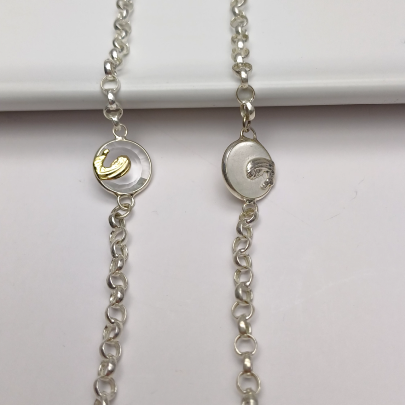 Pulsera Virgen Niña -Nacar - Imagen 2