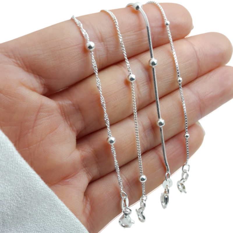 Pulseras Esferas -Plata - Imagen 2