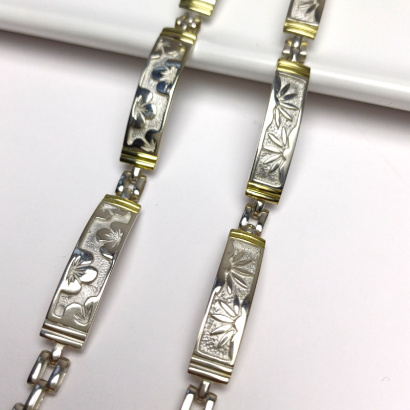 Pulseras Tramas -Plata