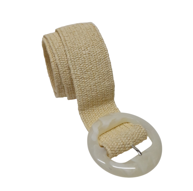 Cinto Rafia -Beige - Imagen 2
