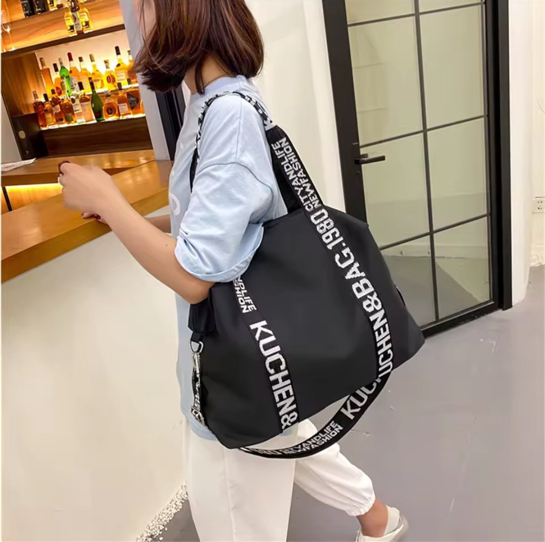 Bolso Letras -Negro