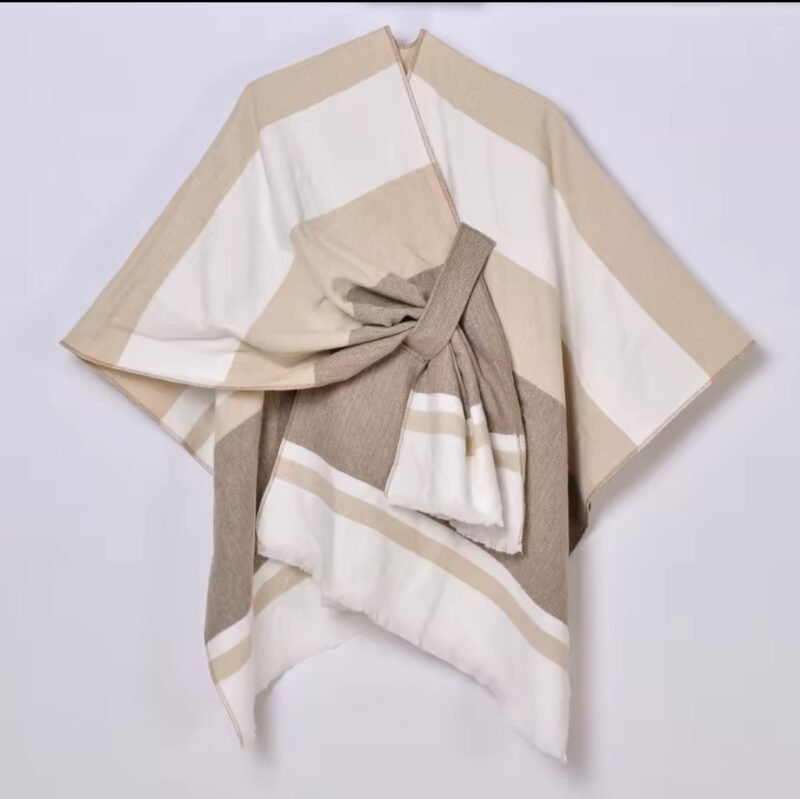 Ruana Lazo -Beige - Imagen 4