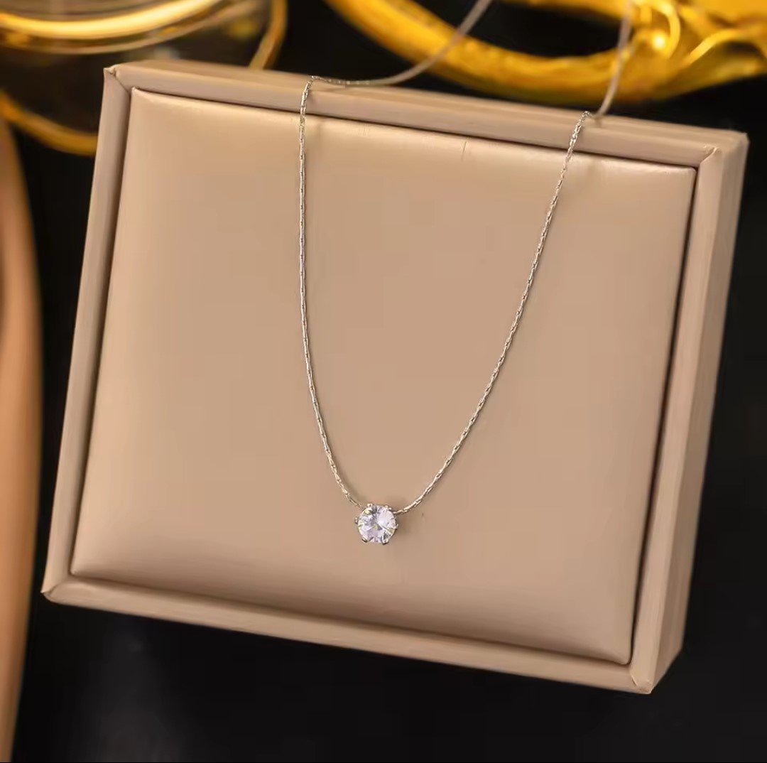 Collar Punto de Luz -Plateado