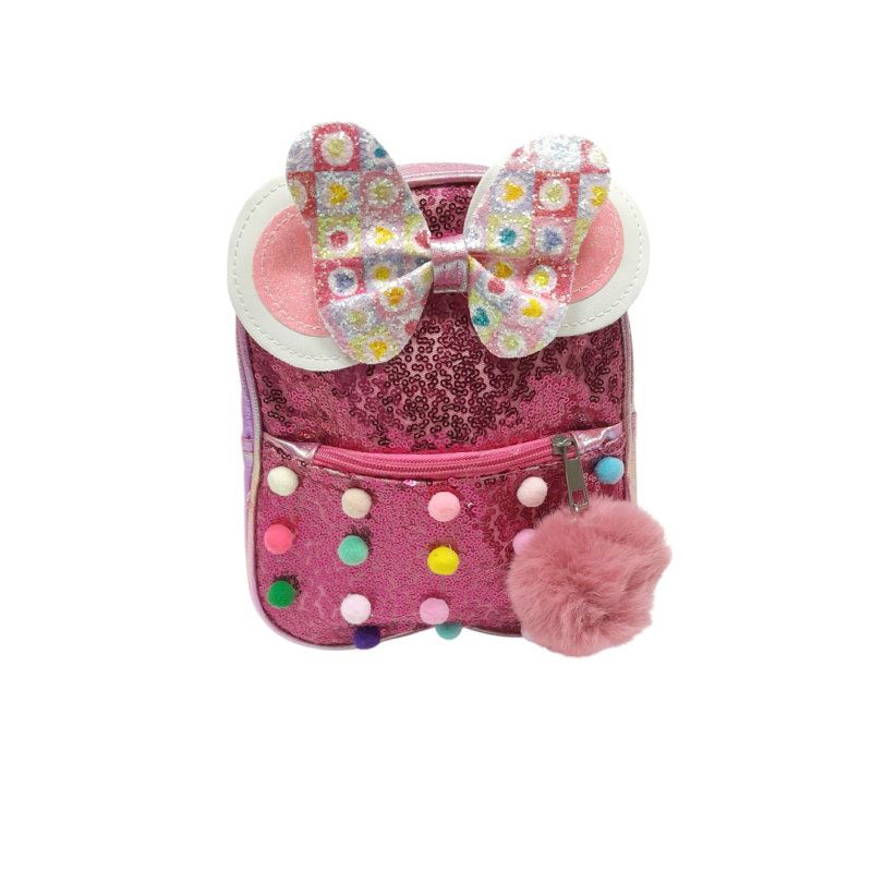 Mochila Lentejuelas -Fuxia - Imagen 2