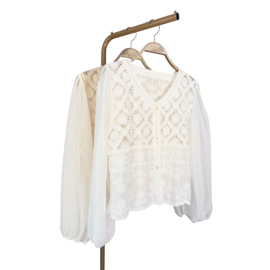 Blusa Amelia -Beige