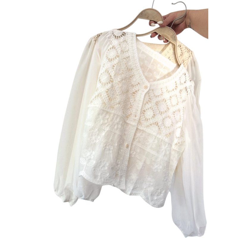 Blusa Amelia -Beige - Imagen 2