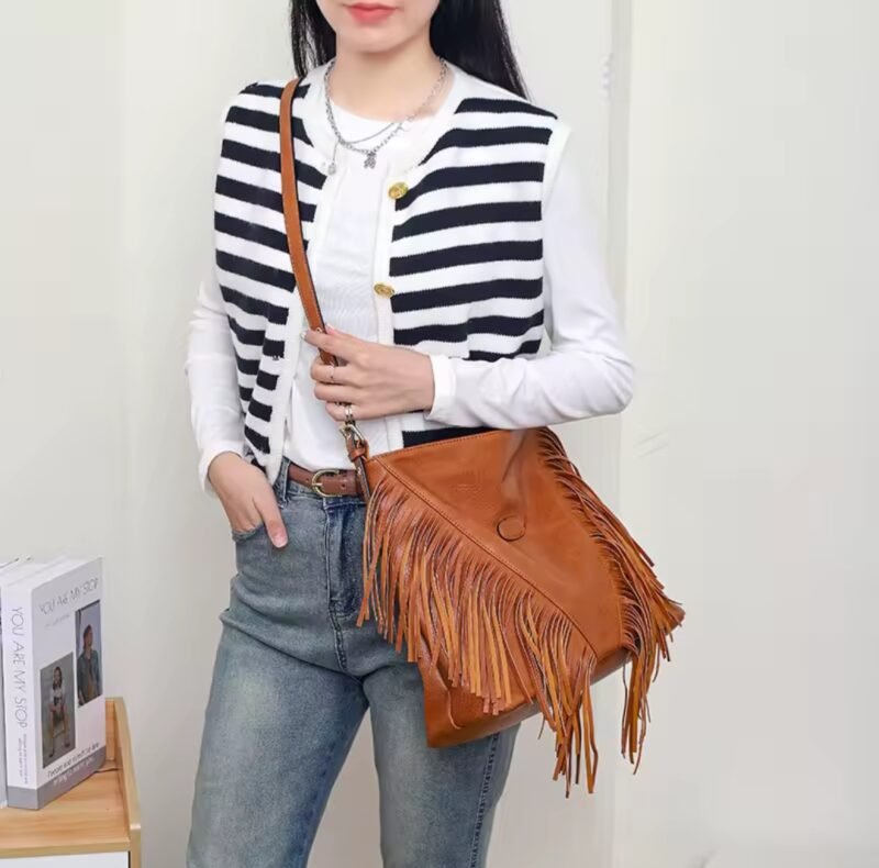 Cartera Boho -Flecos - Imagen 2