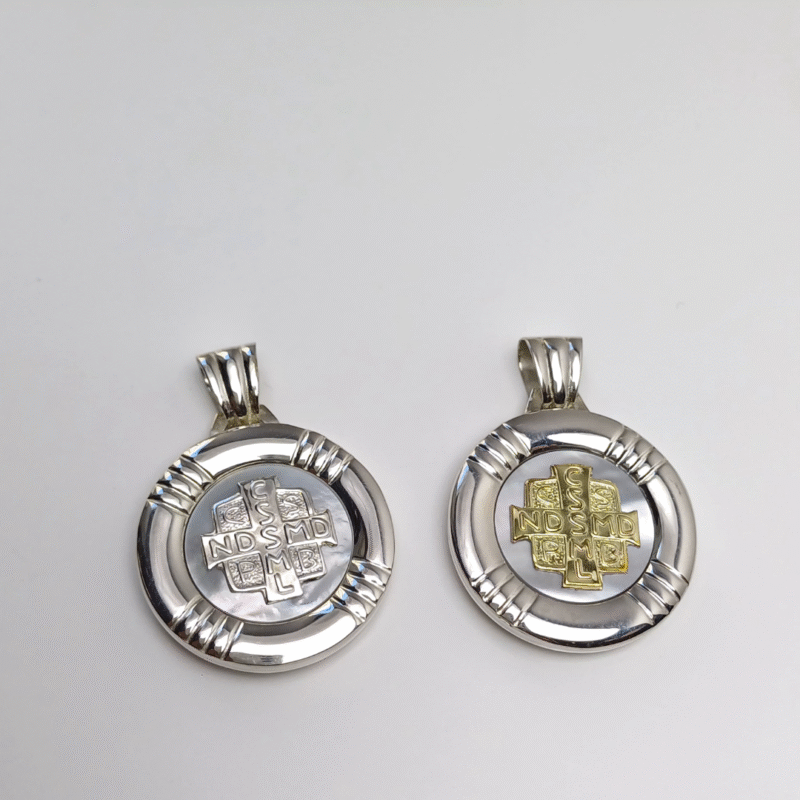 Dije San Benito -Plata - Imagen 2