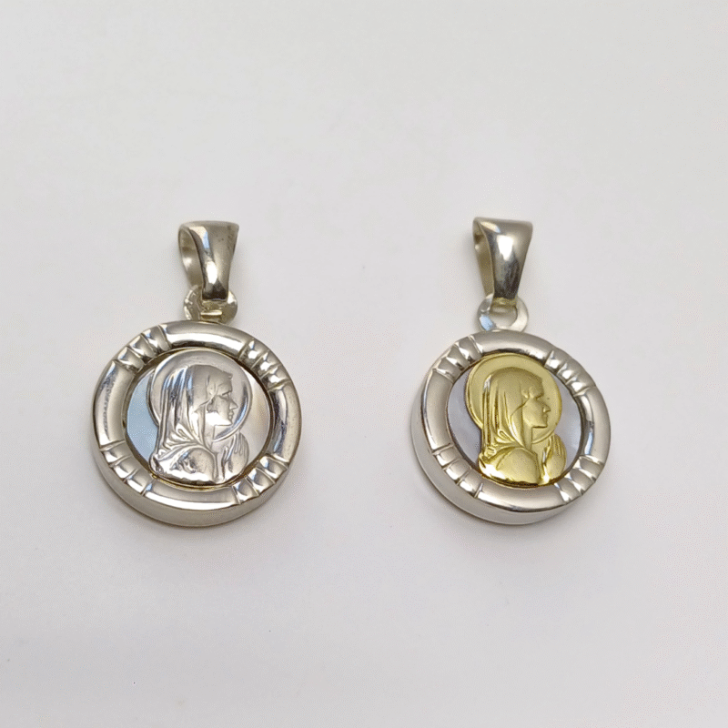Dije Virgen Niña -Plata - Imagen 2