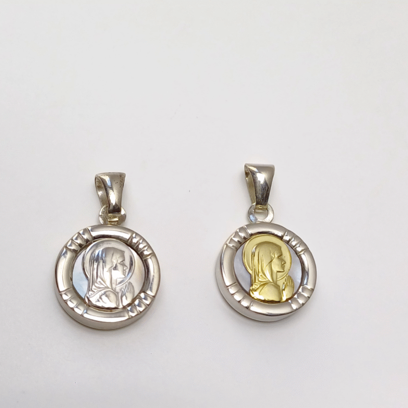 Dije Virgen Niña -Plata - Imagen 3