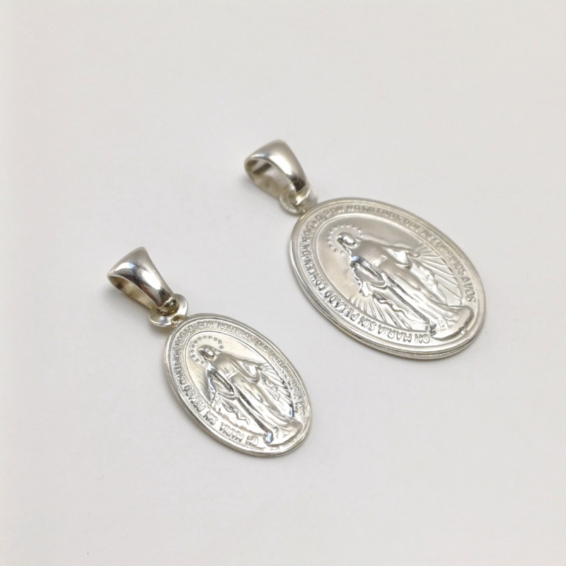 Dije Virgen Milagrosa -Plata