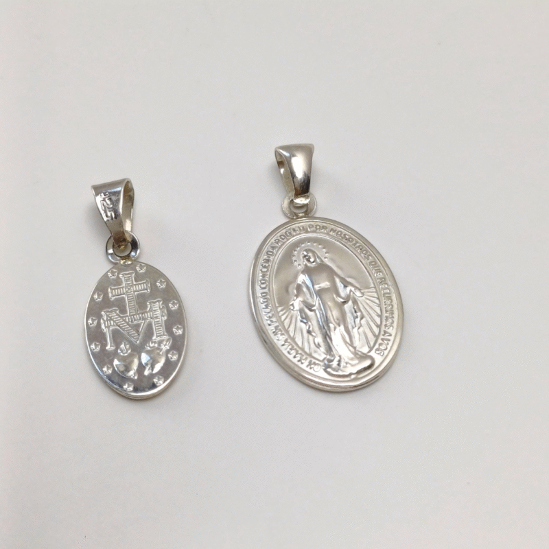 Dije Virgen Milagrosa -Plata - Imagen 2