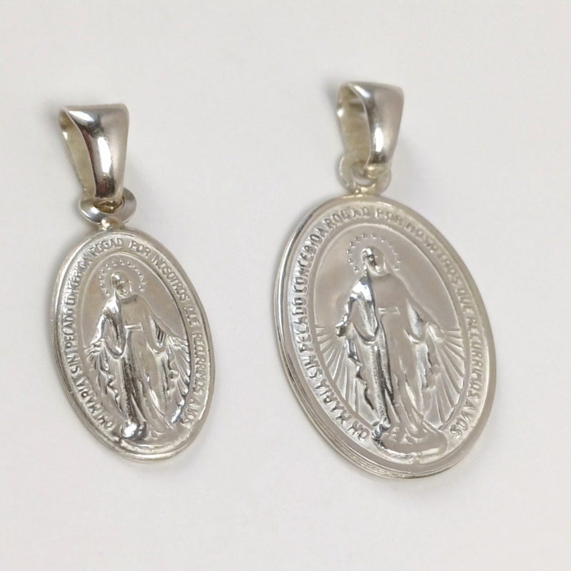 Dije Virgen Milagrosa -Plata - Imagen 3