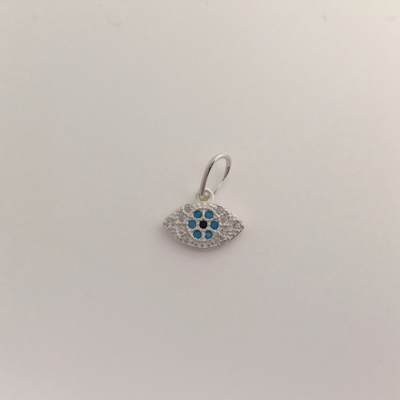 Dije Ojo Cubic -Plata - Imagen 2