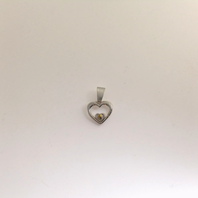 Dije Corazon -Plata - Imagen 2