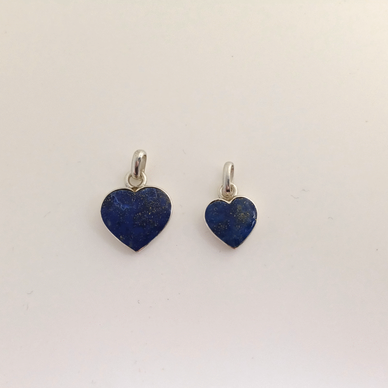 Corazon Lapislazuli -Plata - Imagen 2