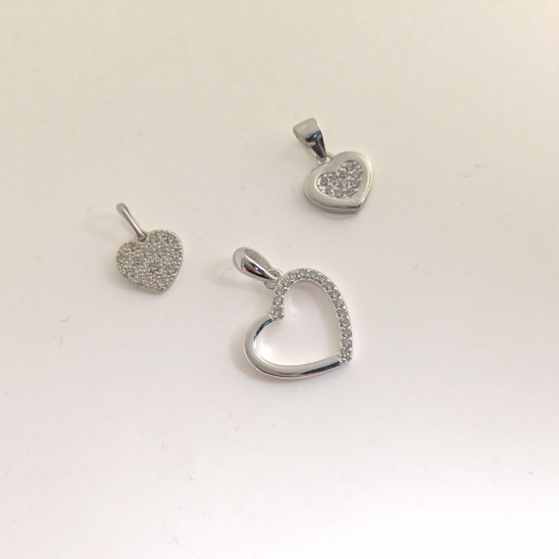 Dije Corazon -Plata - Imagen 2
