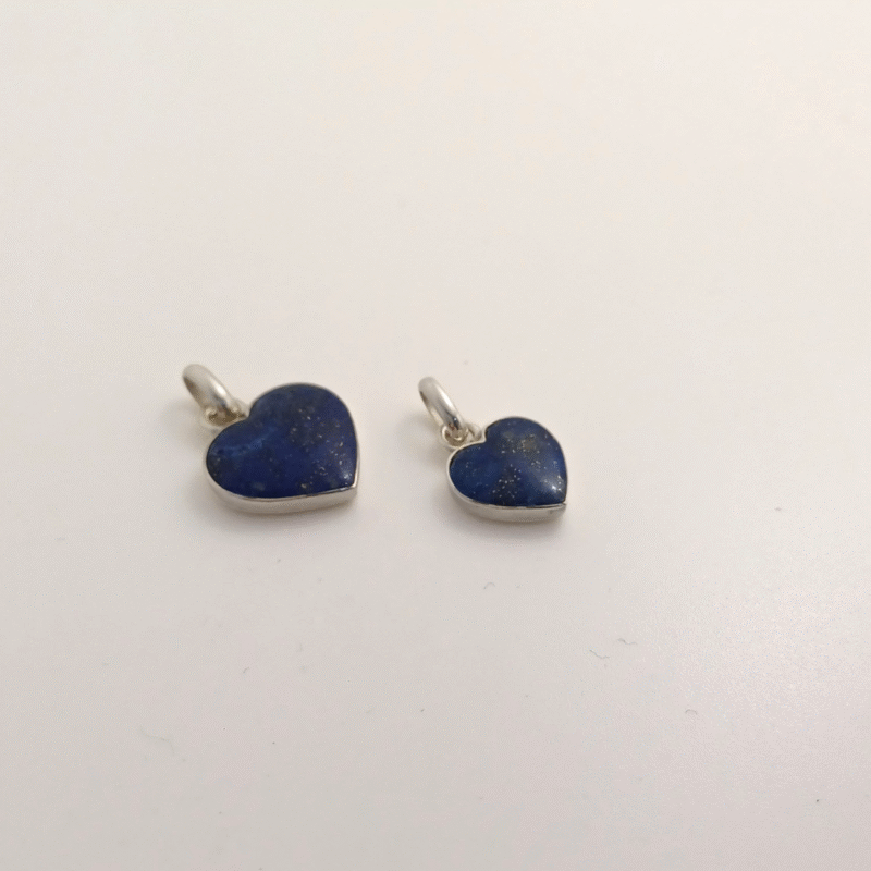 Corazon Lapislazuli -Plata - Imagen 3