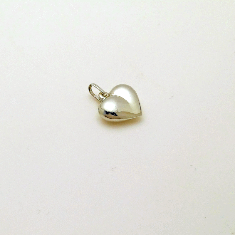 Dije Corazon Inflado -Plata - Imagen 2