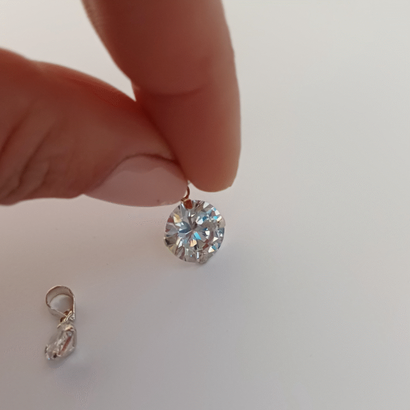Dije Plata -Circonia - Imagen 3